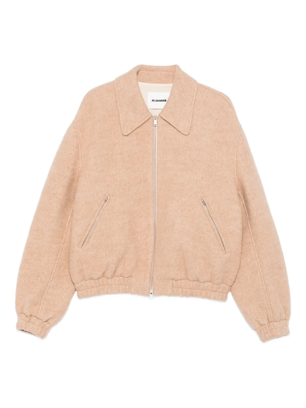 Jil Sander ジップアップ ボンバージャケット - ピンク Jil Sander ジップアップ ボンバージャケット - ピンク