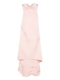 Alexander McQueen embellished layered dress - Pink