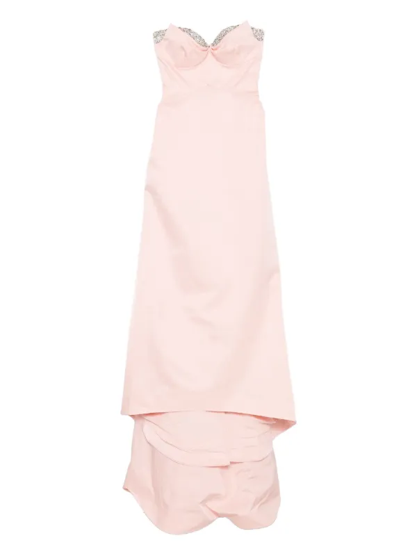 Alexander McQueen レイヤード ドレス | ピンク | FARFETCH JP