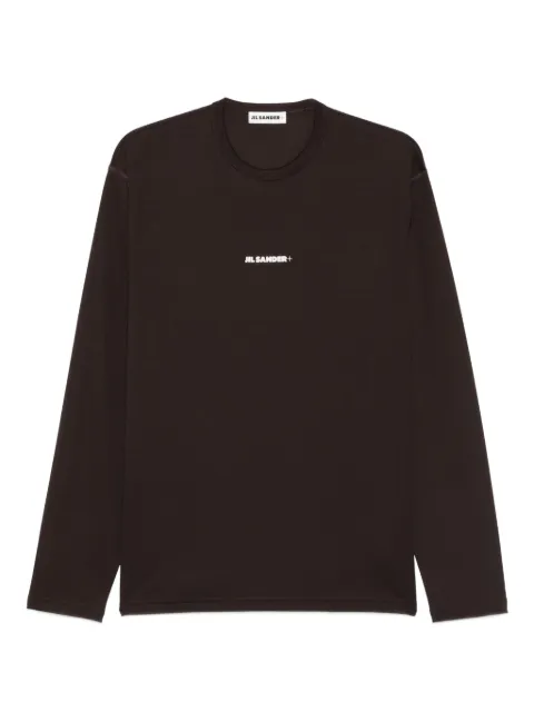 JIL SANDER+ logo-motif long-sleeve T-shirt
