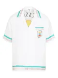 Casablanca Casa Way printed silk shirt - White
