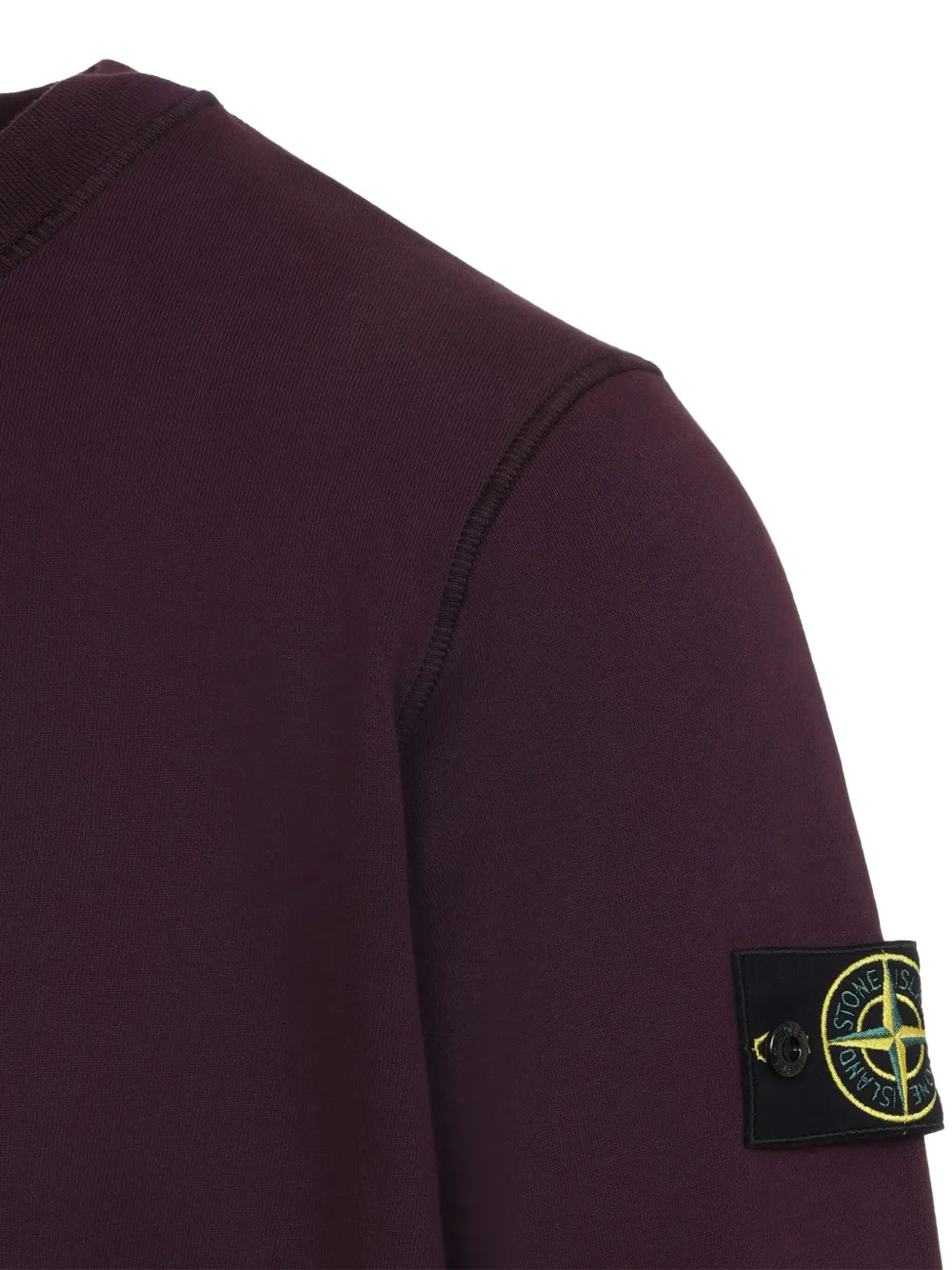 Stone Island crew-neck patch sweatshirt Paars