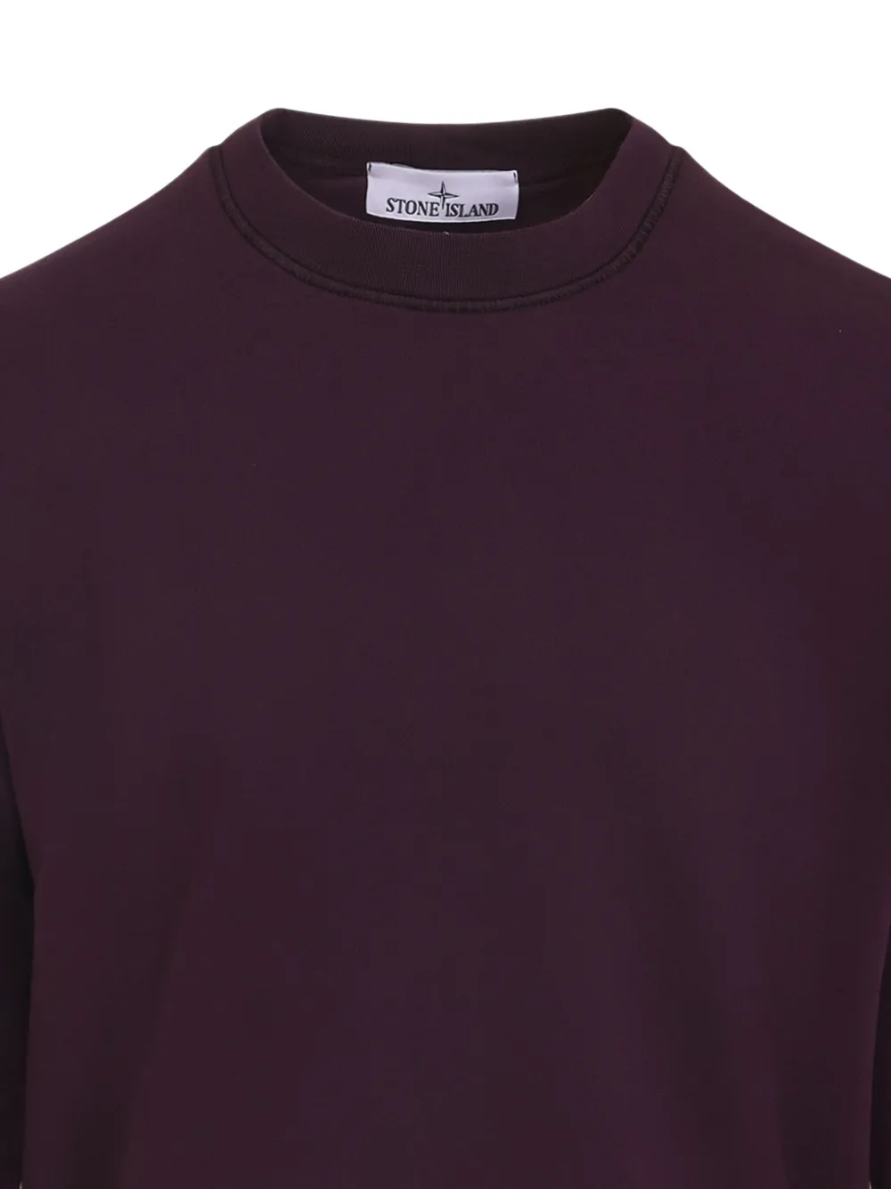 Stone Island crew-neck patch sweatshirt Paars