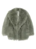 Salvatore Santoro shawl-collar fur jacket - Green