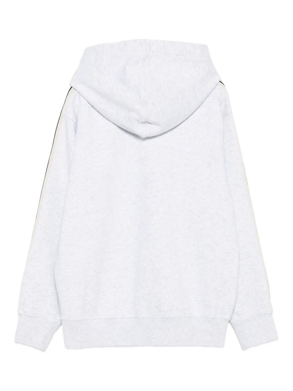 Palm Angels Kids stripe-detail hoodie Grijs