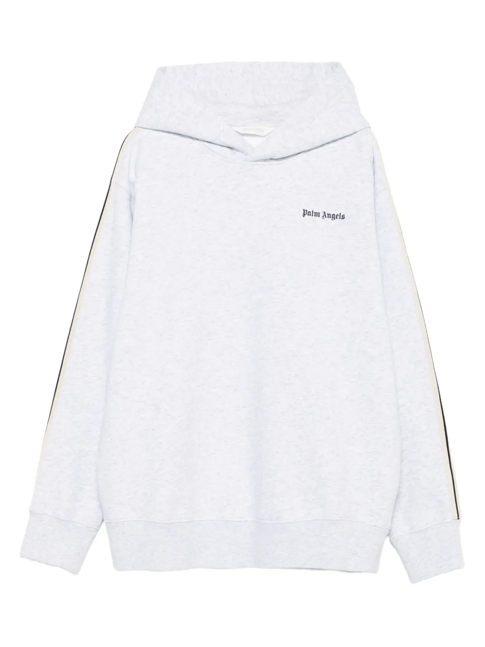 Palm Angels Kids' Stripe-detail Hoodie In White