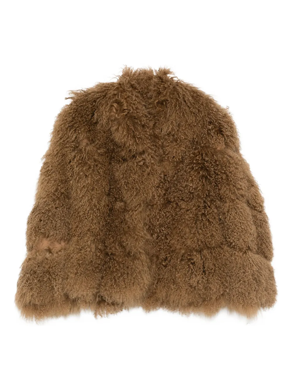 Simonetta Ravizza Long-sleeved Jacket In Brown