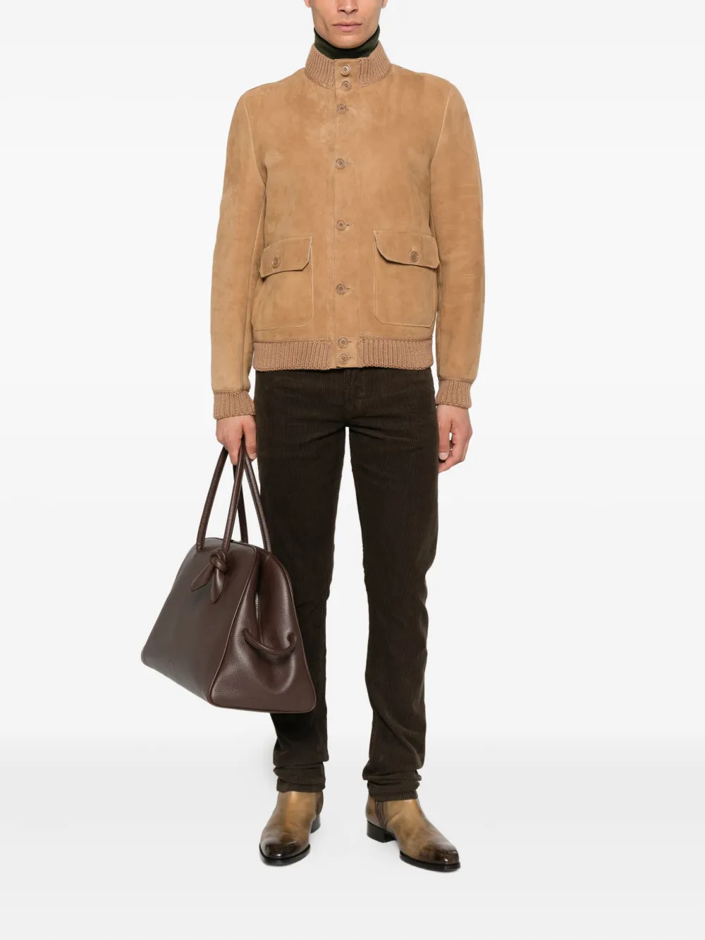 Salvatore Santoro Suède jack Beige