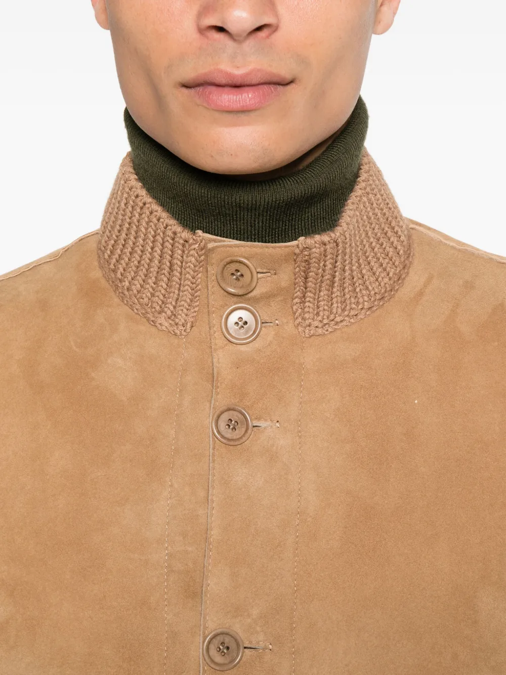 Salvatore Santoro Suède jack Beige