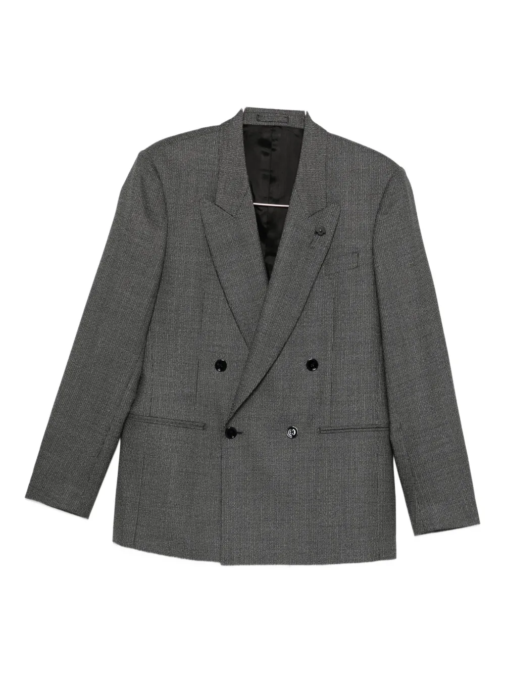 Lardini double-breasted blazer - Grigio