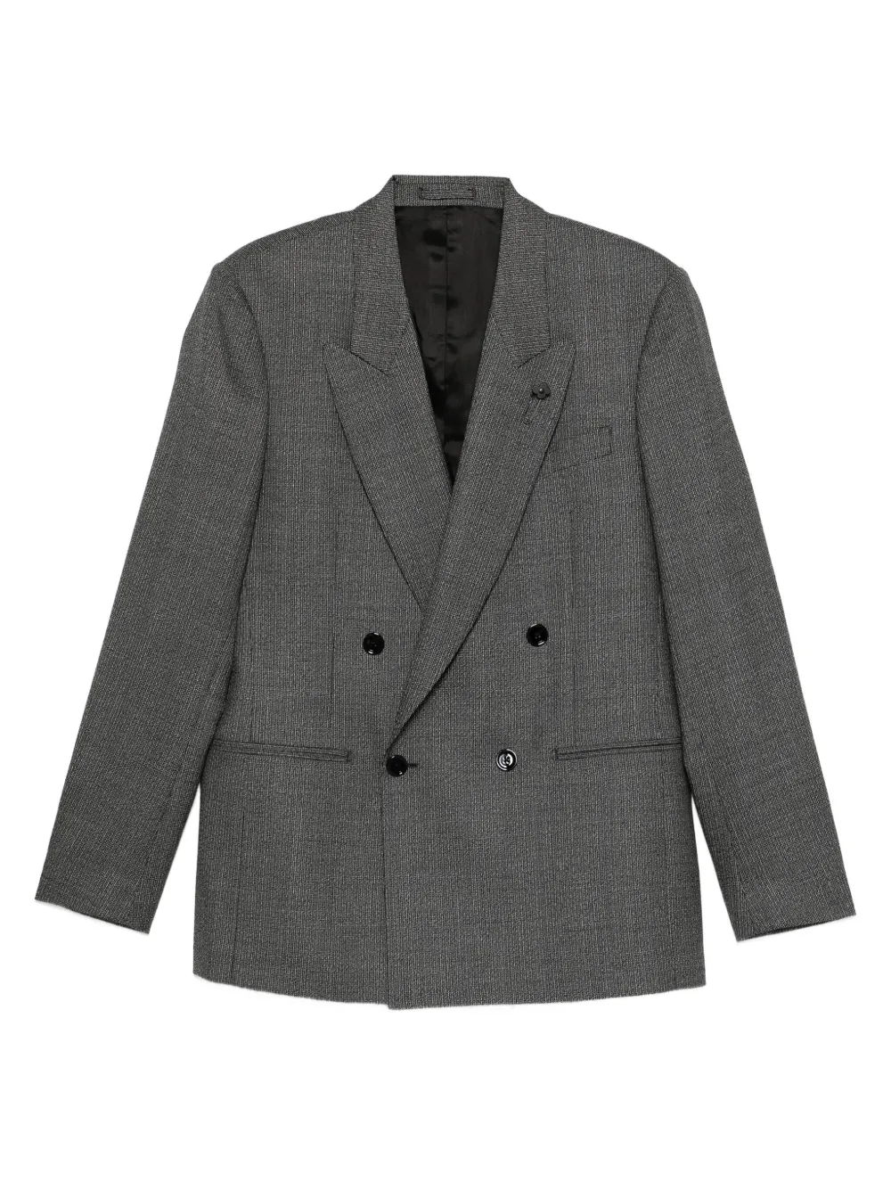 Lardini Blazer met dubbele rij knopen Grijs