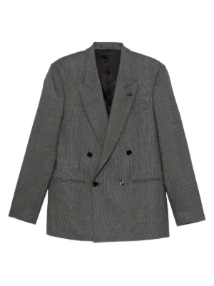 Comme Des Garçons Homme Deux ストライプ パッチワーク ジャケット