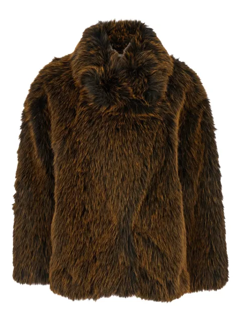 Semicouture faux-fur coat