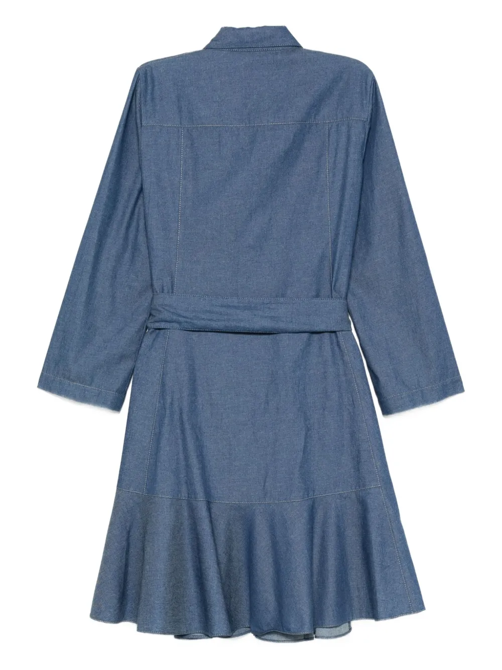 Akris Punto panelled mini dress - Blauw