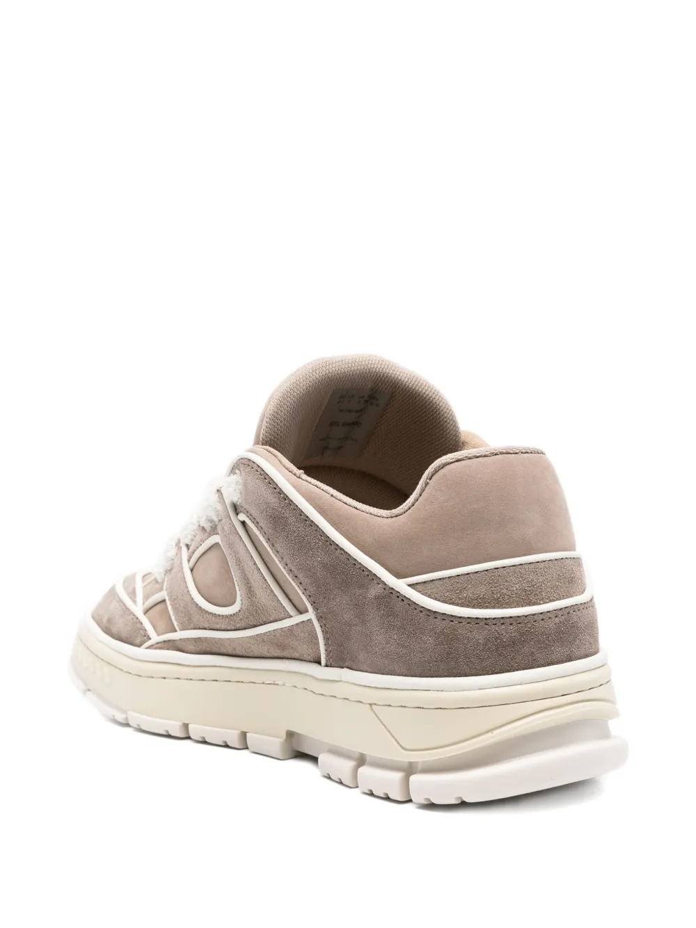 Axel Arigato Area Lo leather panelled sneakers Neutrals