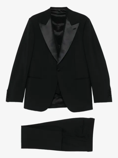 Caruso shawl-lapel single-breasted suit (set of three)