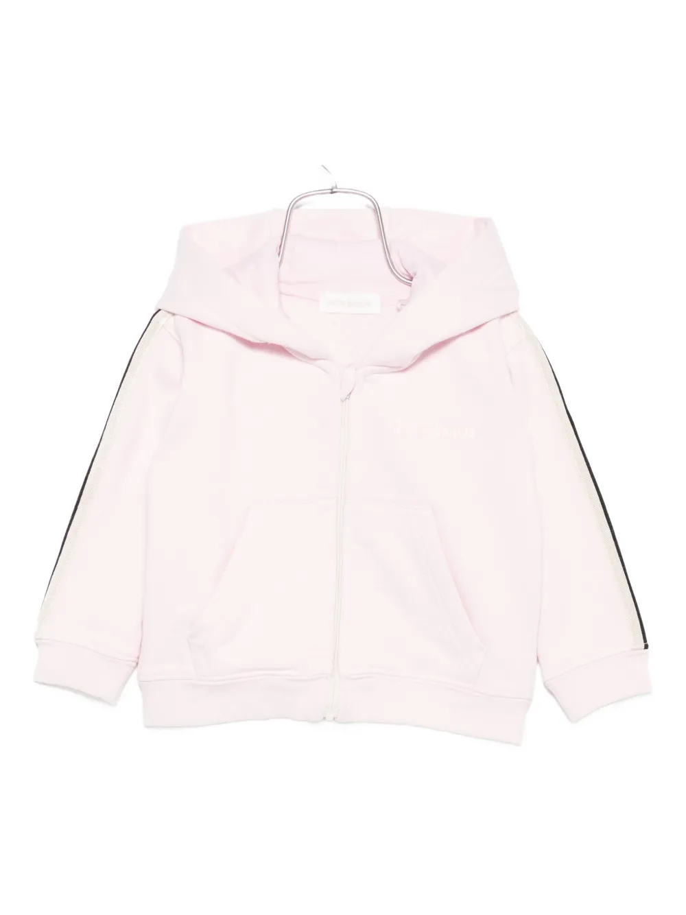 Palm Angels Kids stripe-detail hoodie Roze
