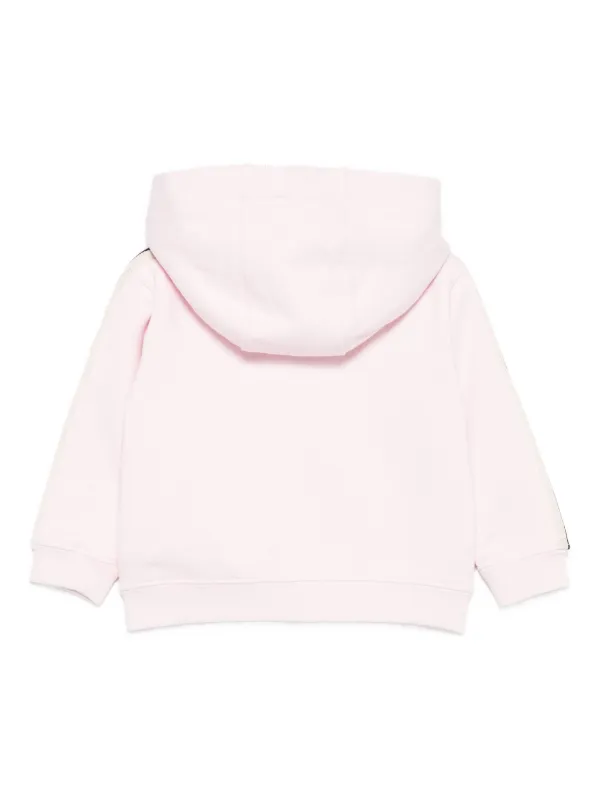 Palm Angels Kids ストライプディテール パーカー | ピンク | FARFETCH JP