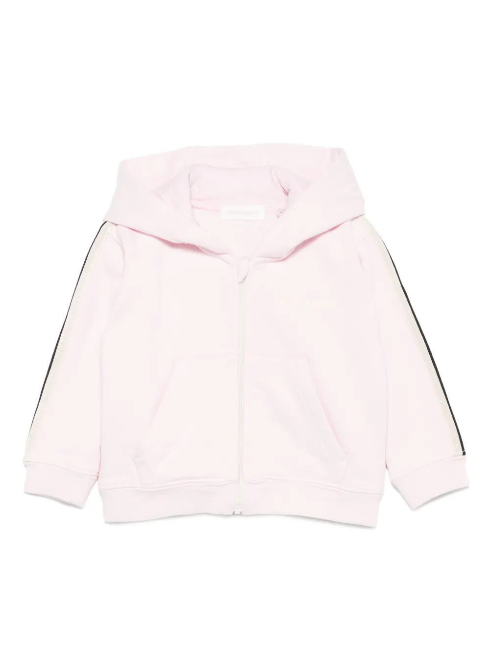 Palm Angels Kids Hoodie met gestreept detail Roze