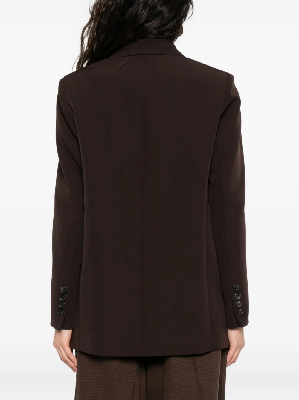 ERMANNO FIRENZE Blazer met enkele rij knopen Bruin