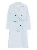 ERMANNO FIRENZE belted double-breasted coat - Blue