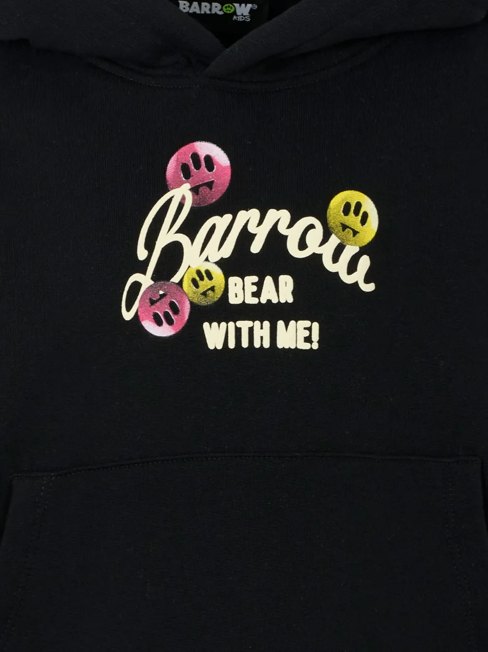 Barrow kids Bear With Me hoodie Zwart