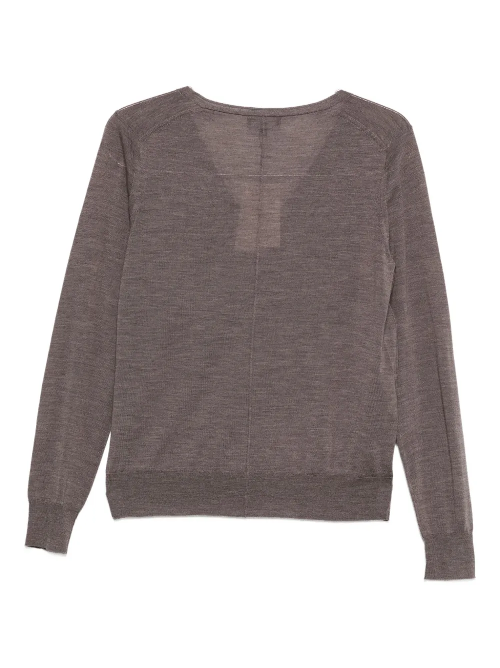 Soeur Trui met V-hals Bruin