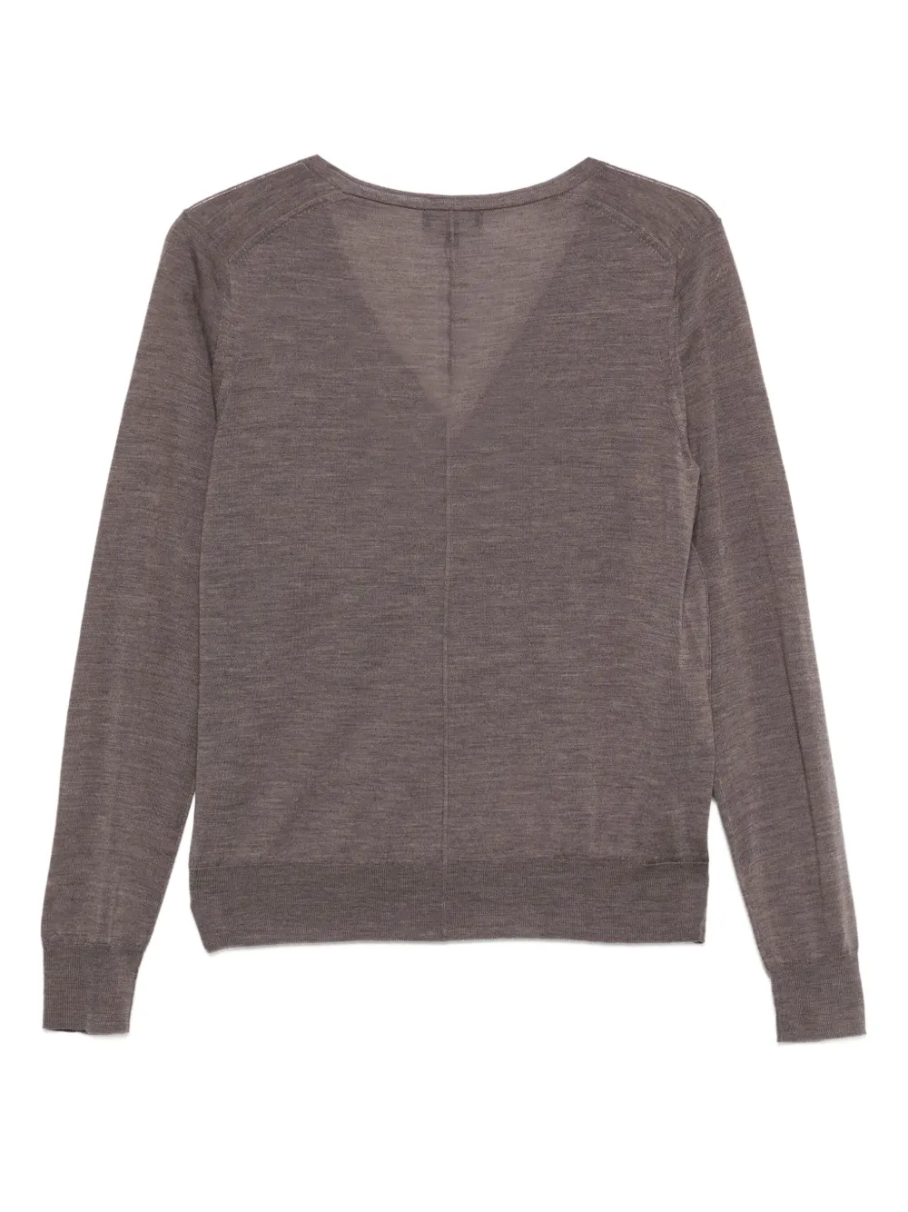Soeur Trui met V-hals - Bruin