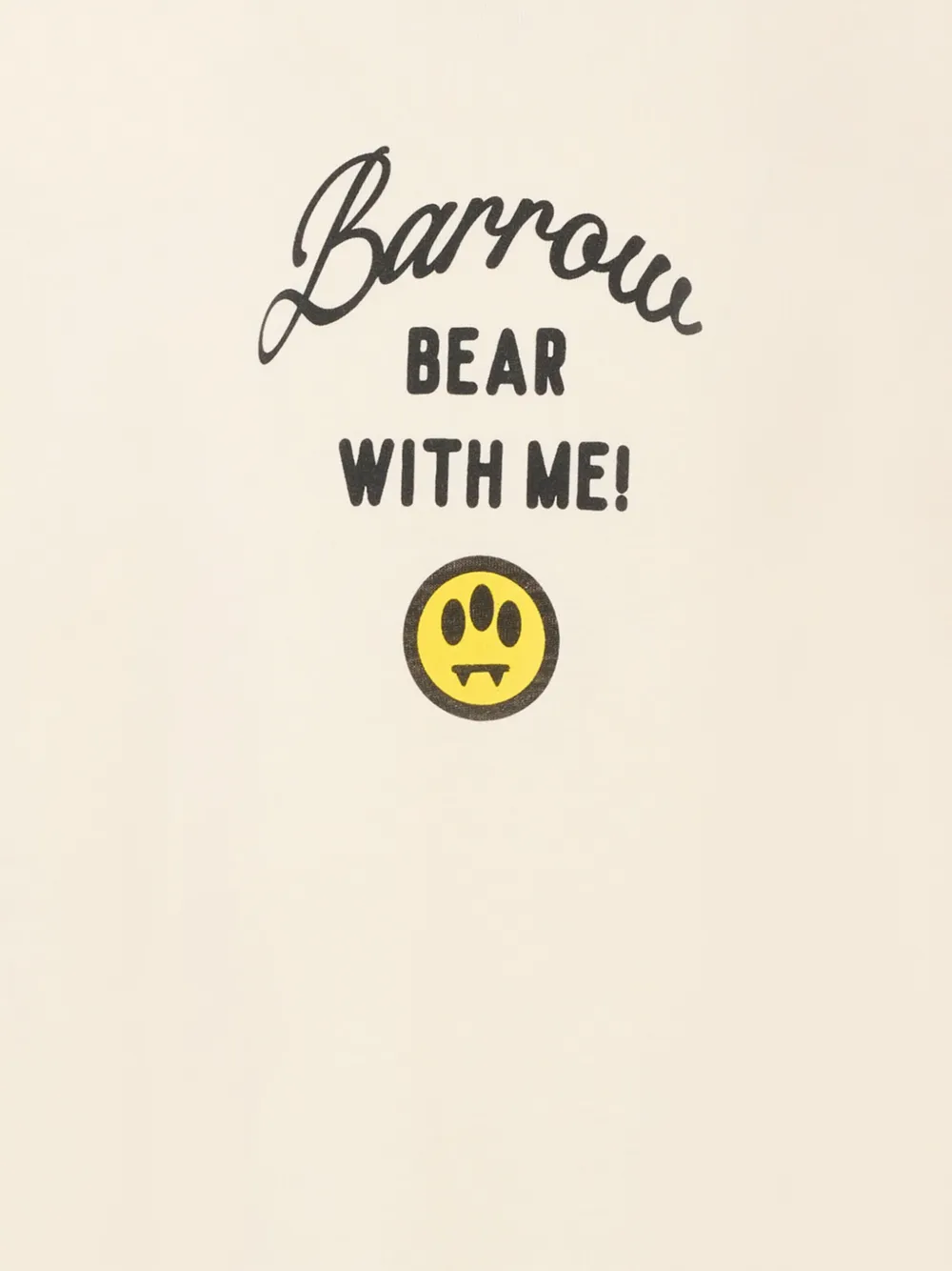 Barrow kids Bear With Me T-shirt Beige