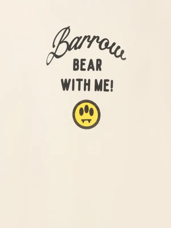 Barrow Kids Bear With Me Tシャツ | ニュートラル | FARFETCH JP