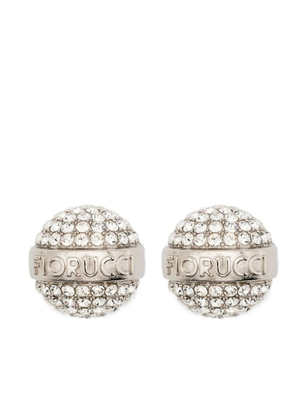 Fiorucci crystal-embellished earring | Silver | Image 1