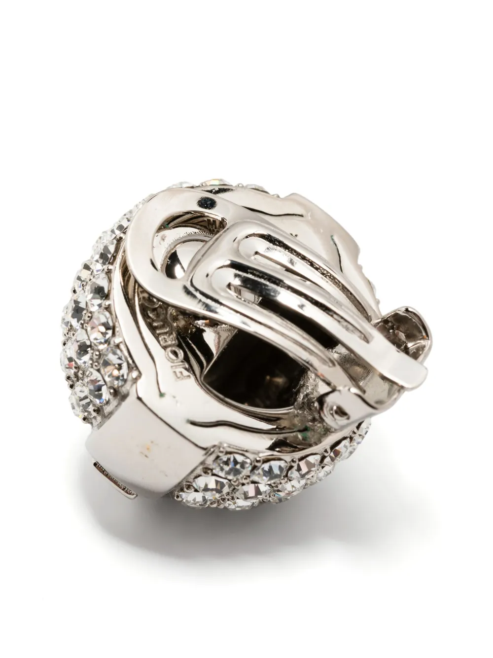  Fiorucci Crystal-embellished Earring - Silver 