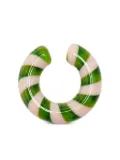 Fiorucci striped ear cuff - Pink