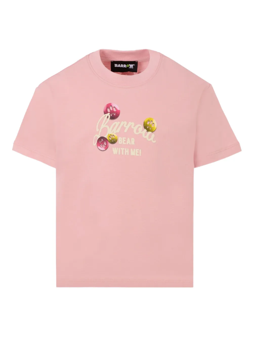 Barrow Bear With Me T-shirt In Pink
