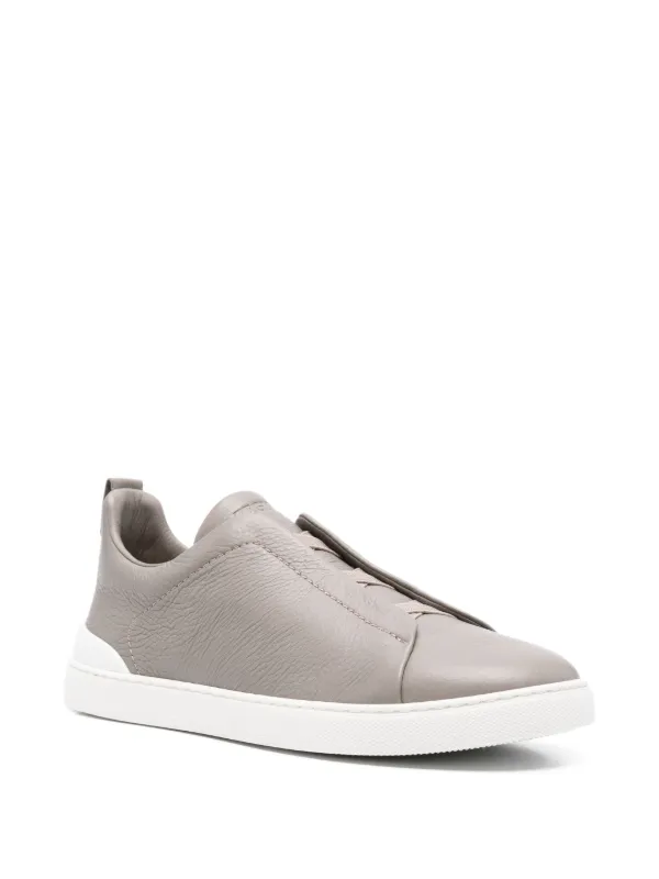 Zegna Triple Stitch スニーカー | グレー | FARFETCH JP
