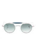 Jacques Marie Mage Dasan round-frame sunglasses - Silver