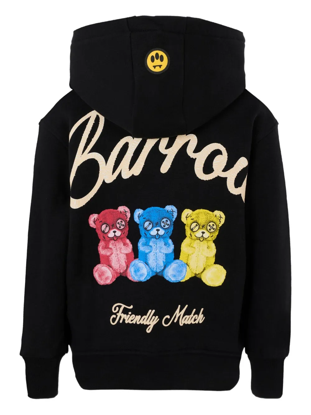 Barrow kids logo-print hoodie Zwart