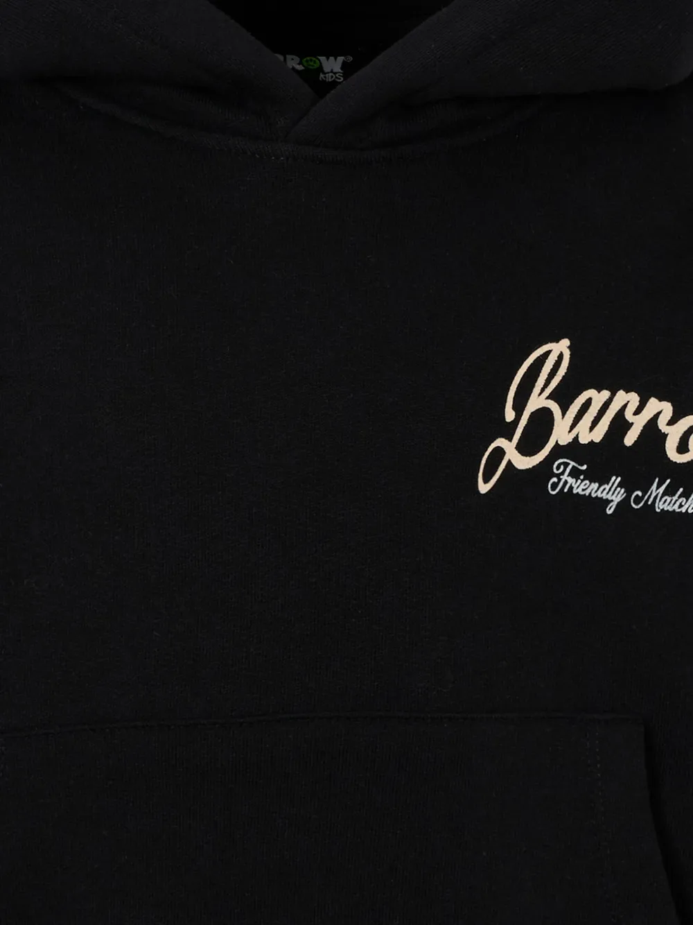 Barrow kids logo-print hoodie Zwart