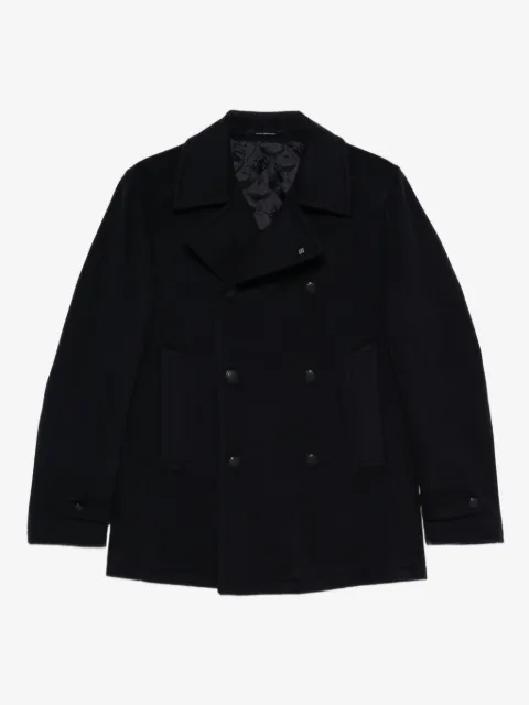 Tagliatore double-breasted wool coat