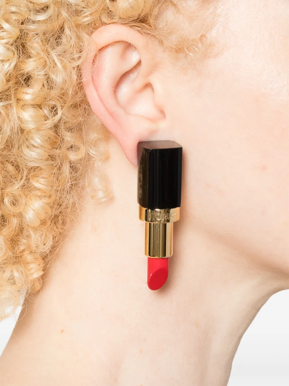 Fiorucci lipstick clip-on earring | Image 2