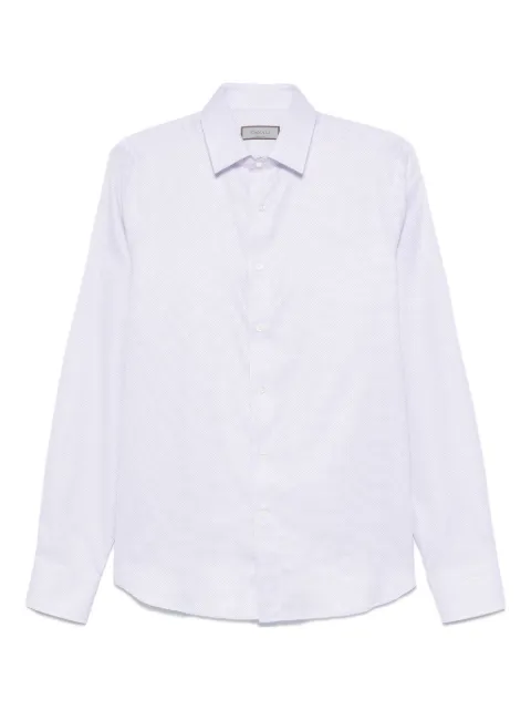 Canali buttoned cotton shirt