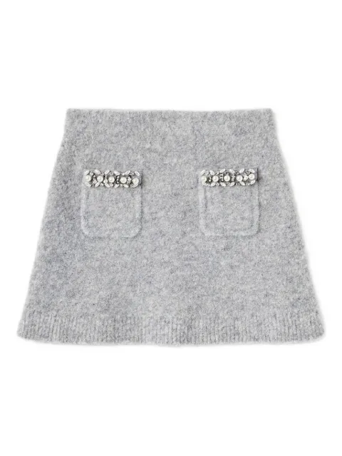 Self-Portrait Kids embellished-pocket skirt