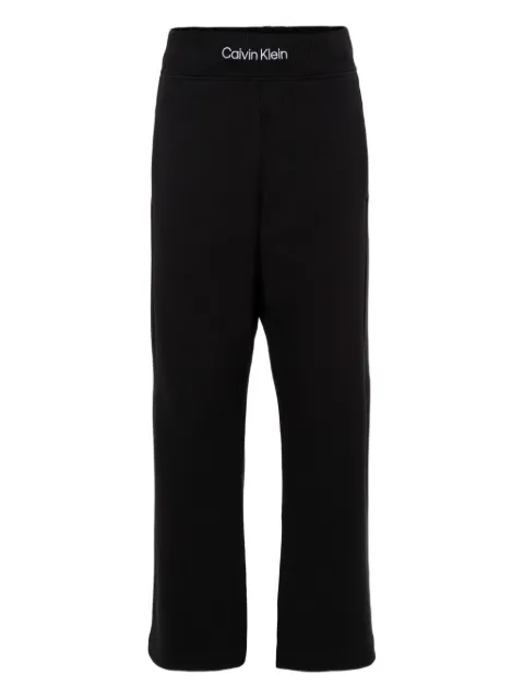 Calvin Klein Kids logo-waistband trousers
