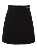 Calvin Klein Kids elastic-waistband A-line skirt - Black