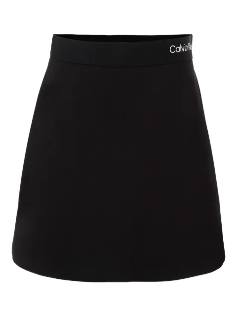 Calvin Klein Kids elastic-waistband A-line skirt