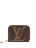 Louis Vuitton Pre-Owned 2019 Monogram Giant Zippy Purse coin pouch - Brown