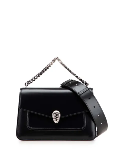 Bvlgari Pre-Owned شنطة 'سيربانتي فوريفر ماكسي' صغيرة بسلسلة وحمالة كتف 2011-2025
