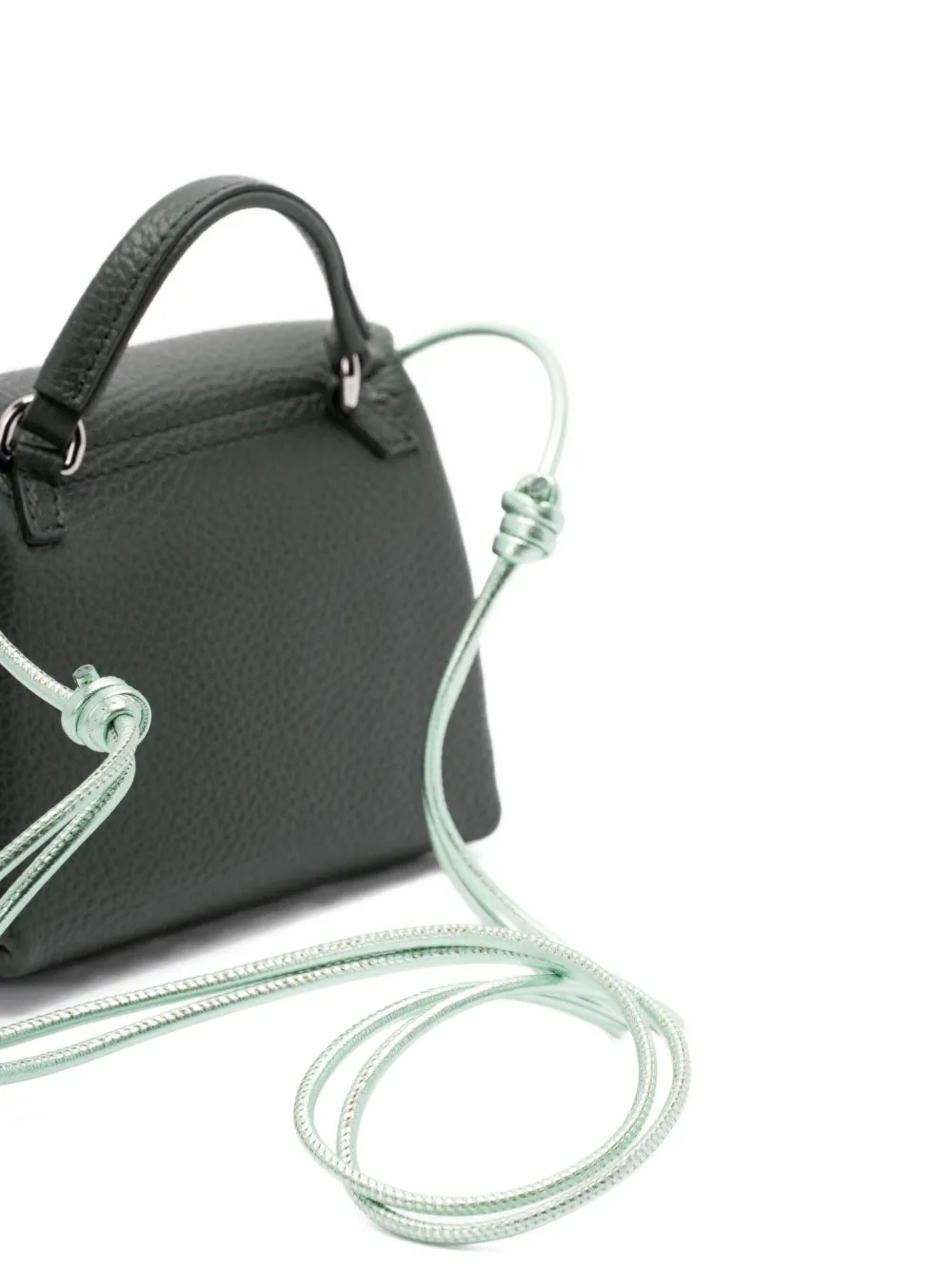 Zanellato Postina leather shoulder bag Groen