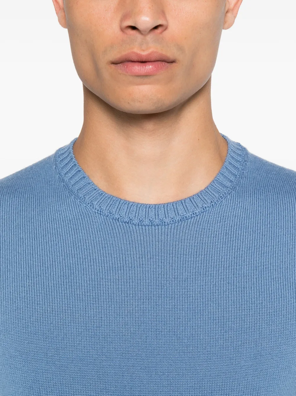Drumohr Trui met ronde hals Blauw