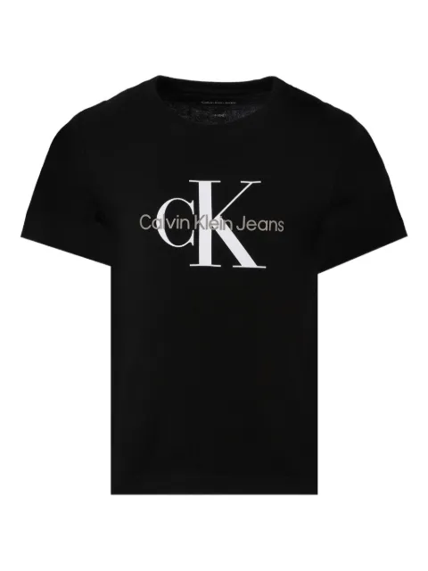 Calvin Klein Kids monogram cotton T-shirt